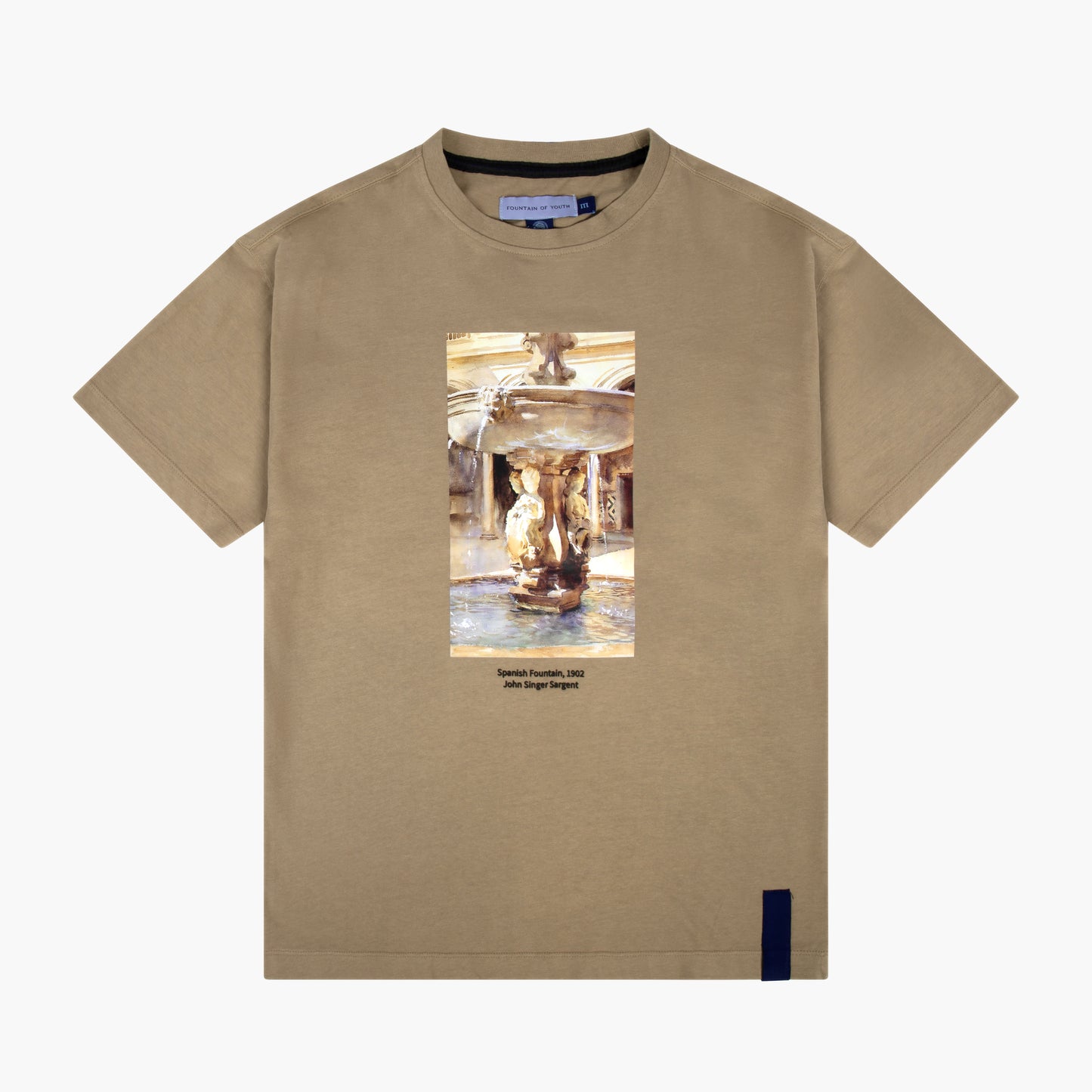 Singer T-Shirt - Dark Beige - Art