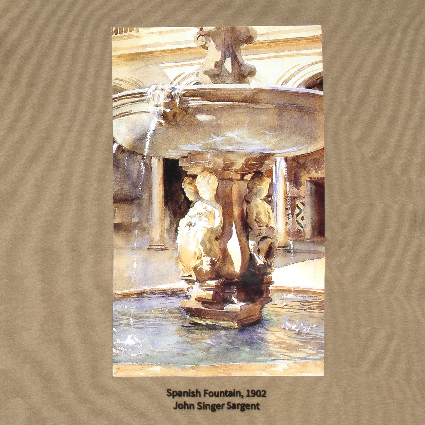 Singer T-Shirt - Dark Beige - Art