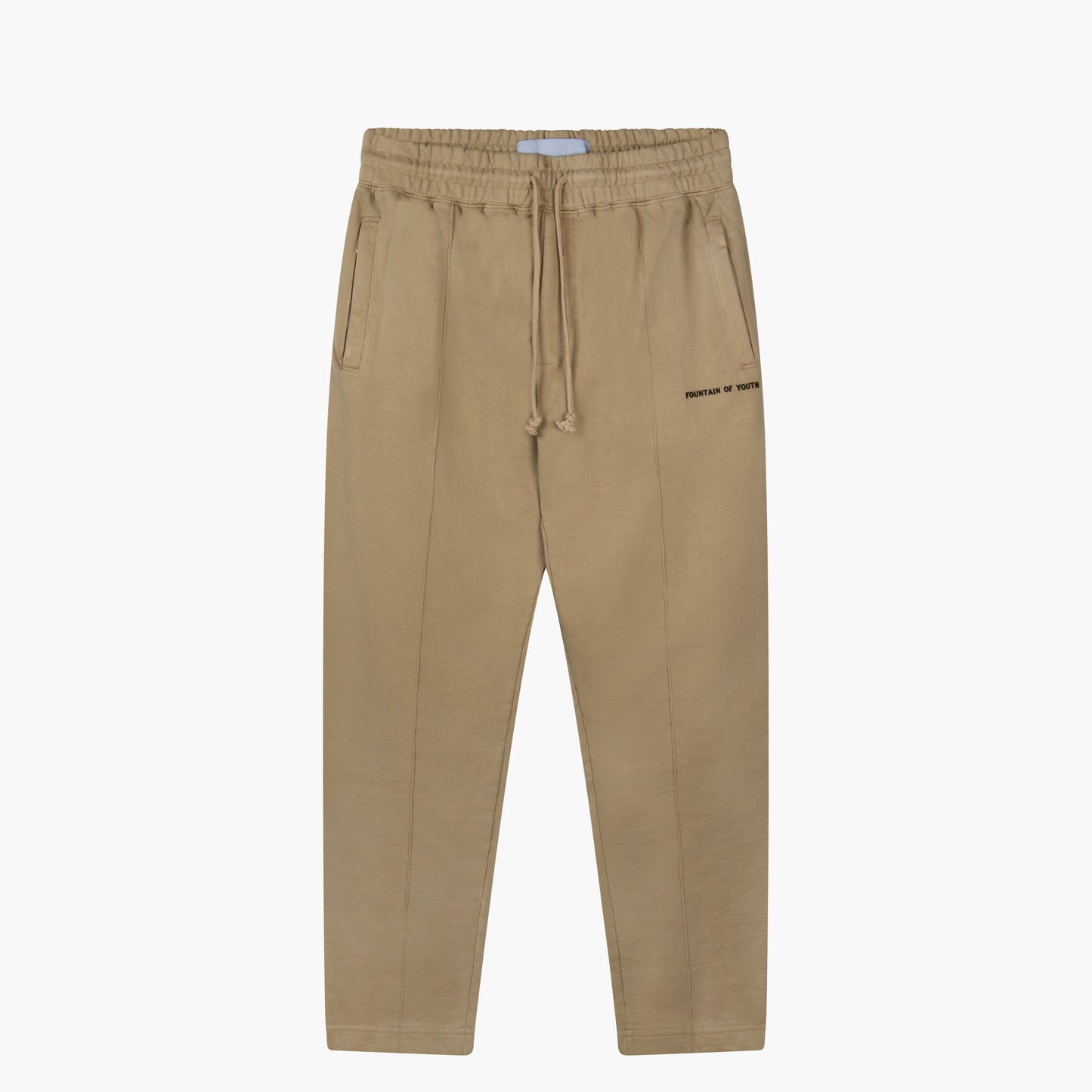 Straight Joggers - Dark Beige