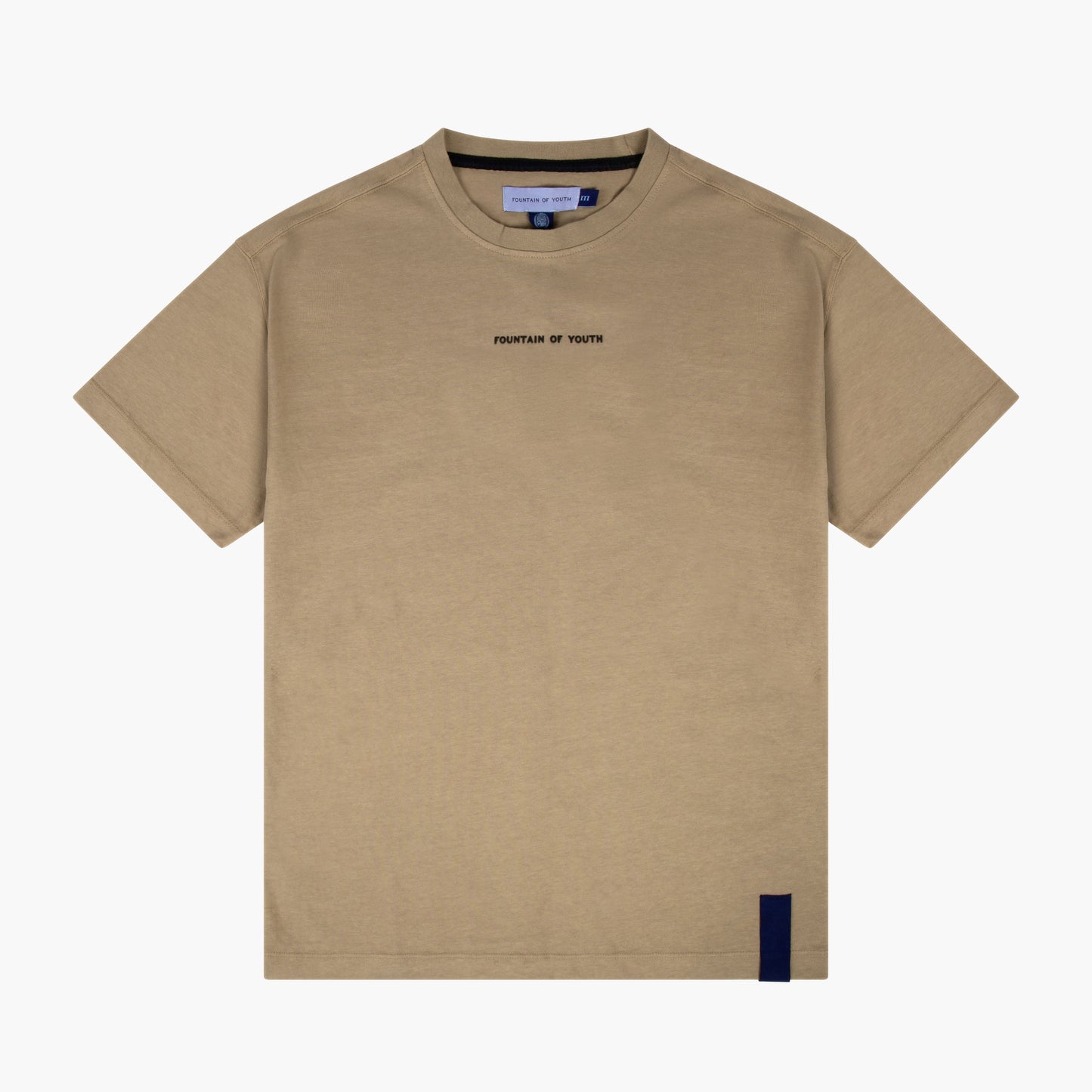 Essential T-Shirt - Dark Beige - Wesley