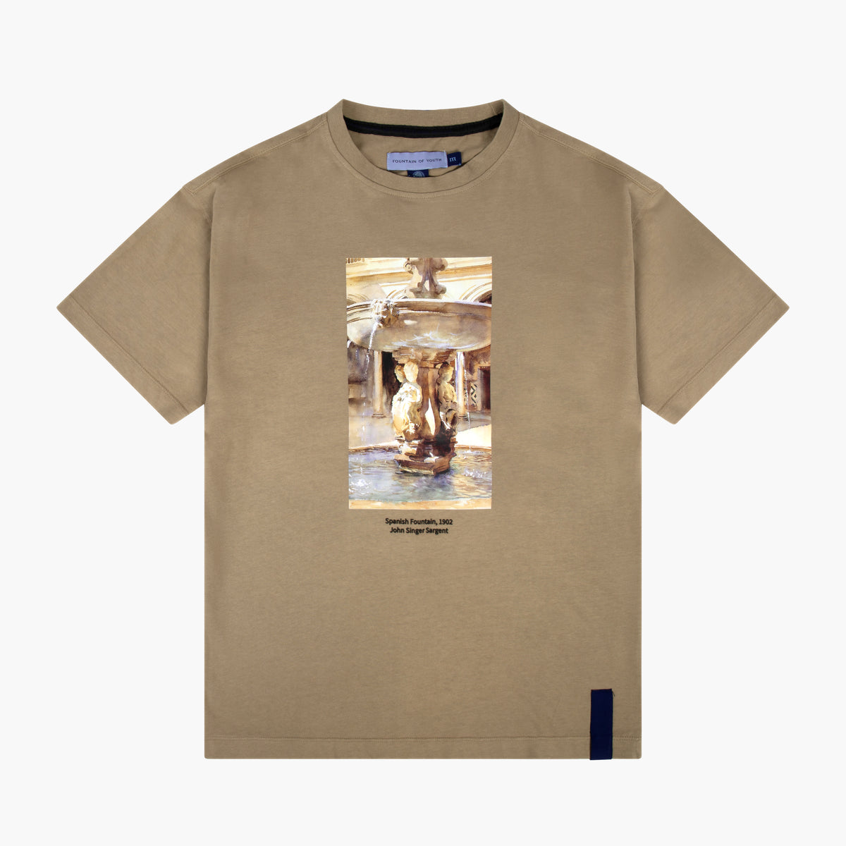 Singer T-Shirt - Dark Beige - Art
