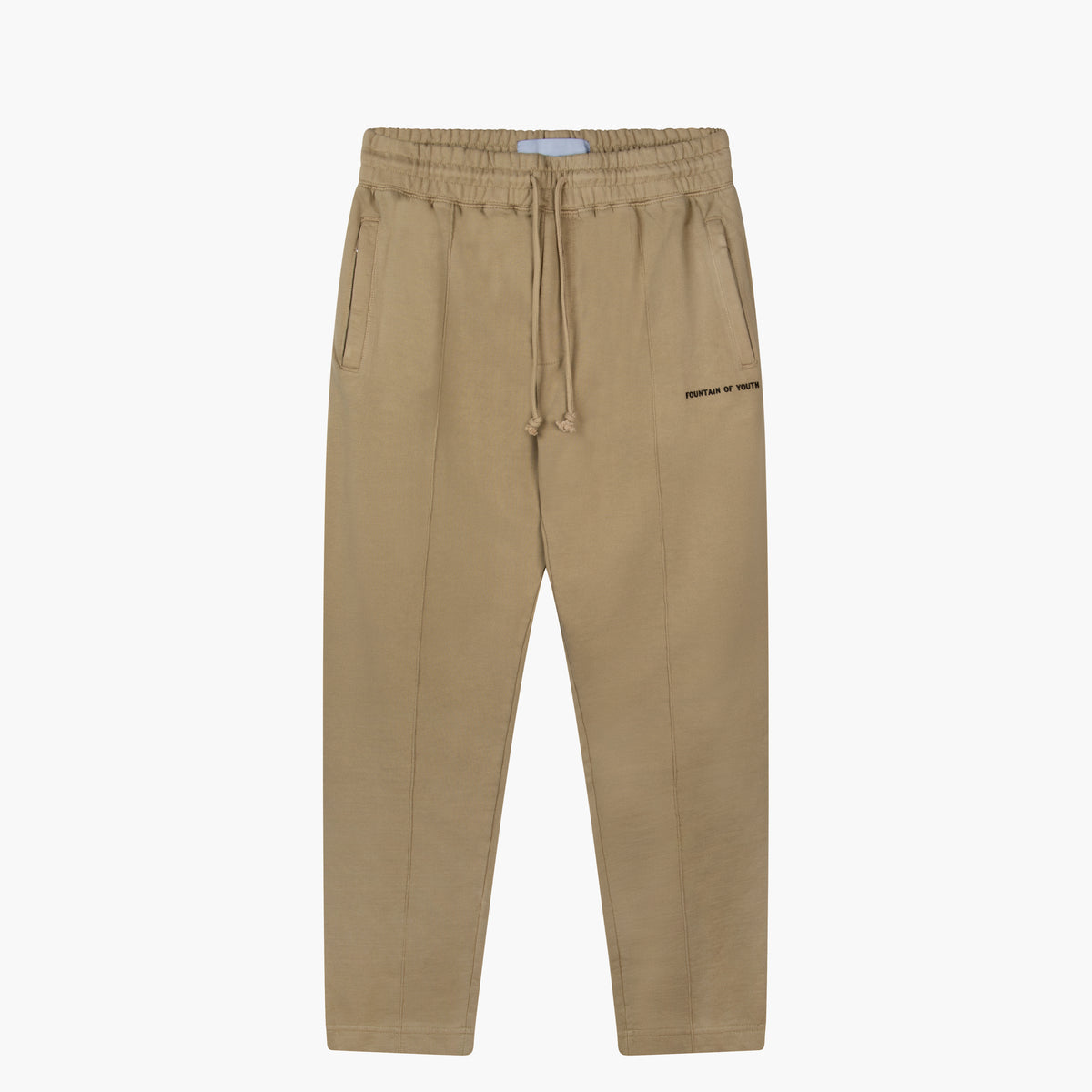 Straight Joggers - Dark Beige