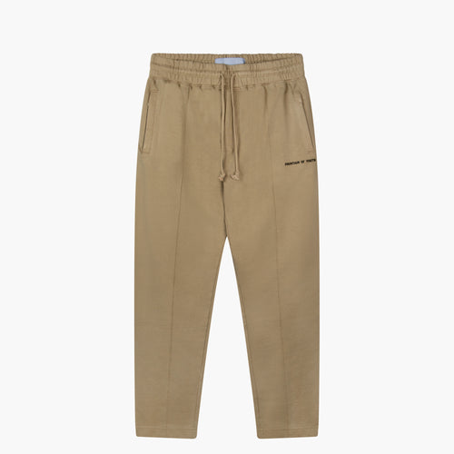 Straight Joggers - Dark Beige
