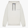 FOY Signature Blue Embroidery Back - Hoodie Off White