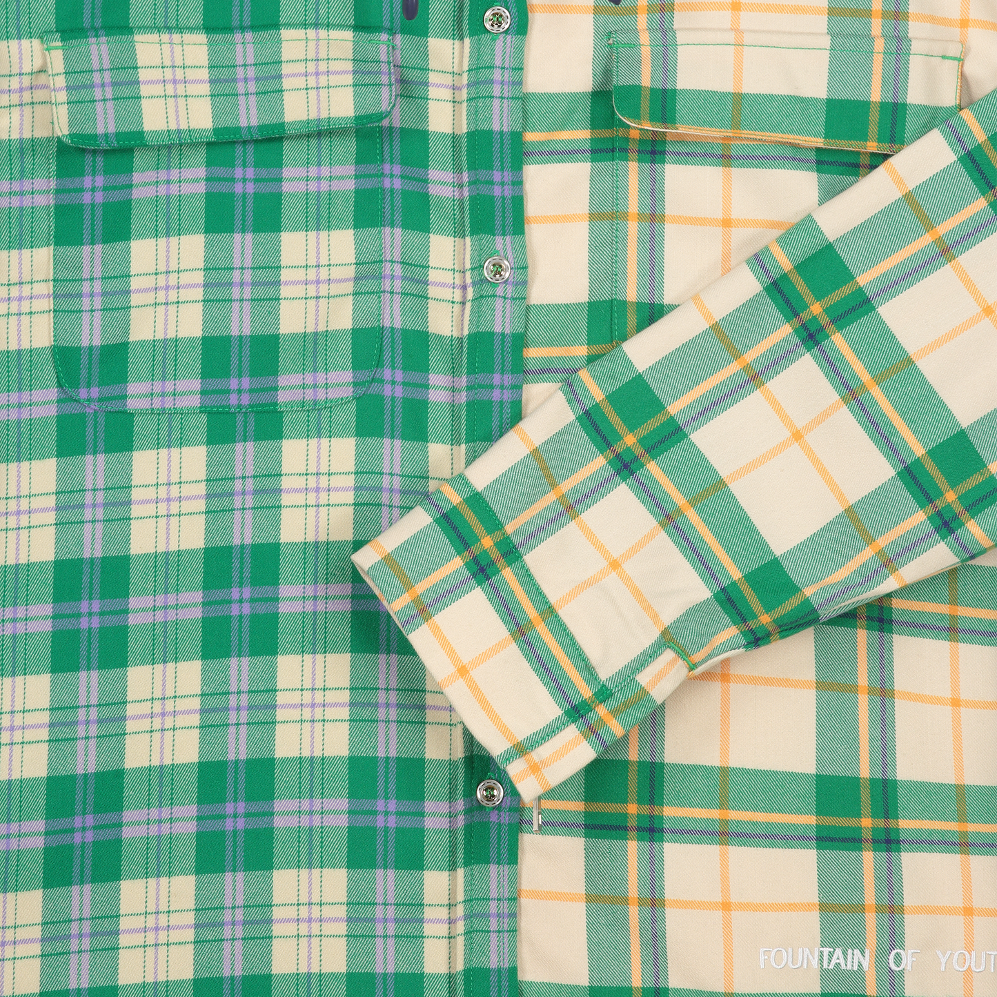 FOY Over Shirt - Cut&Sew Green