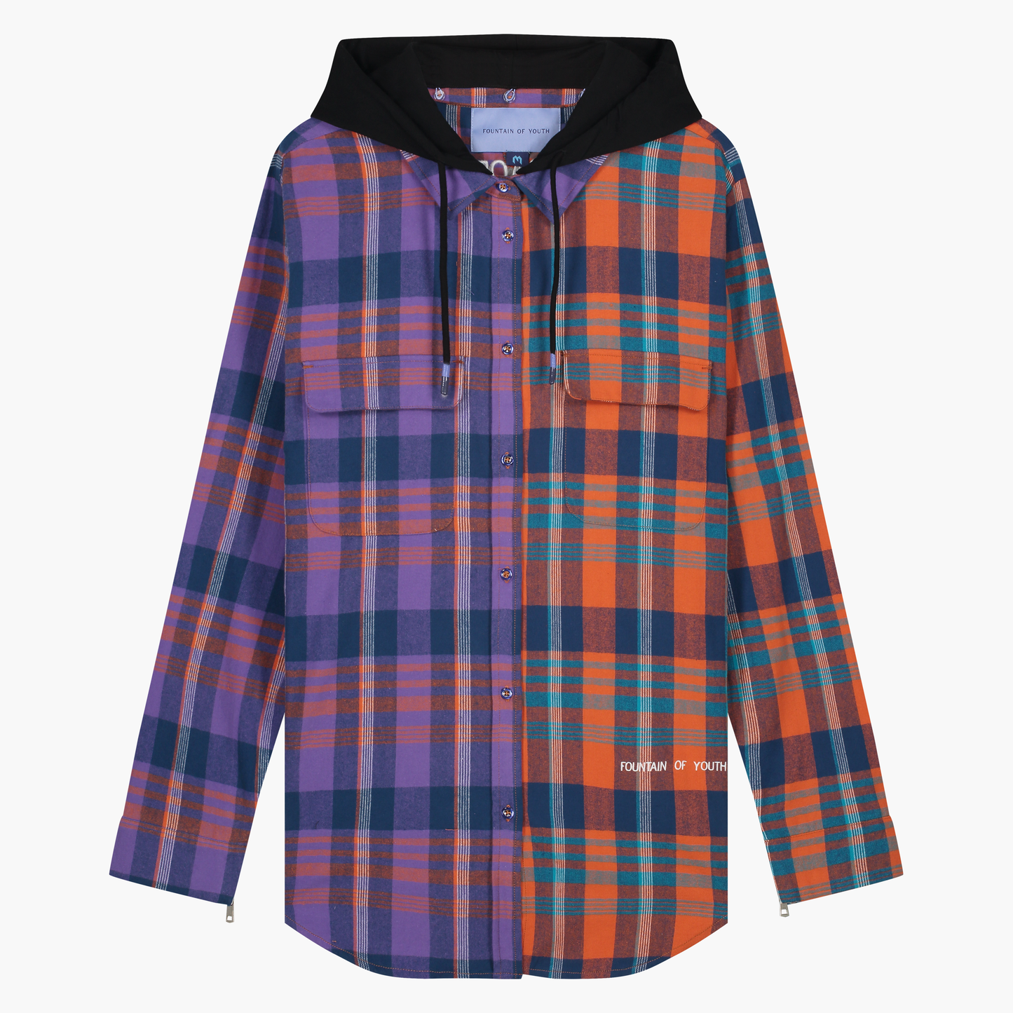 FOY Over Shirt - Cut&Sew Purple