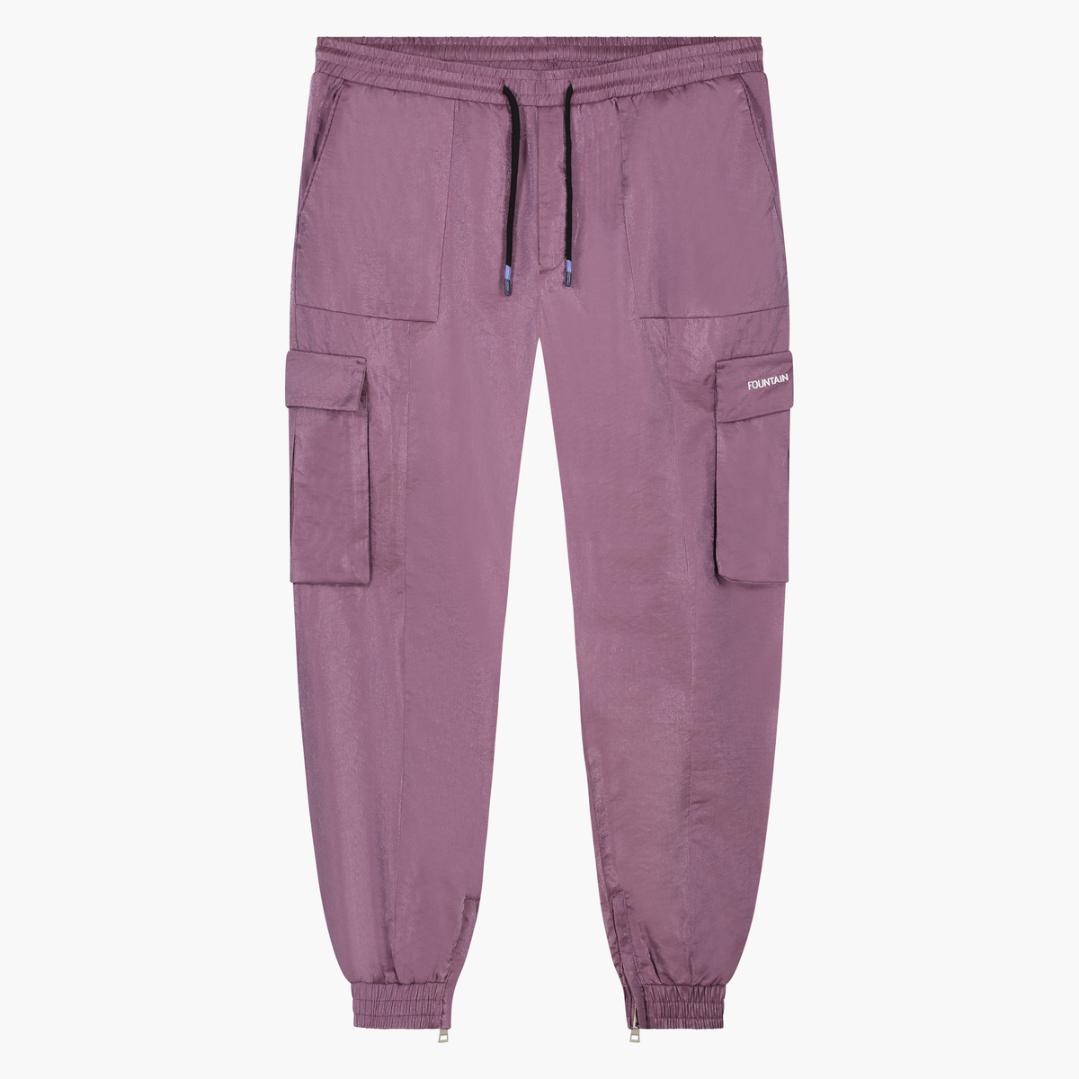 Signature Cargo Pants - Metal Nylon Purple