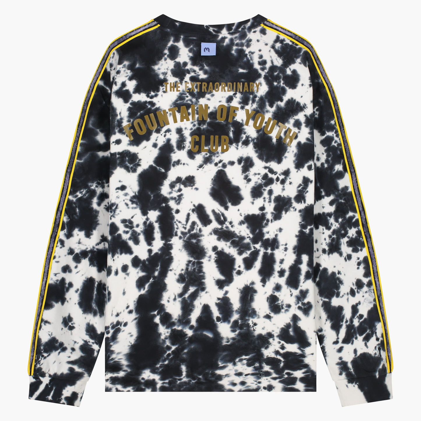 Long Sleeve Shirt - Black Marble Dyed