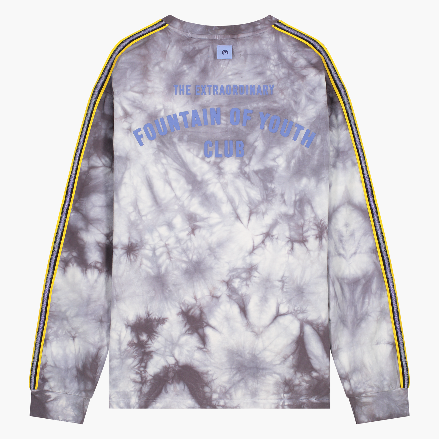 Long Sleeve Shirt - White Marble Dyed