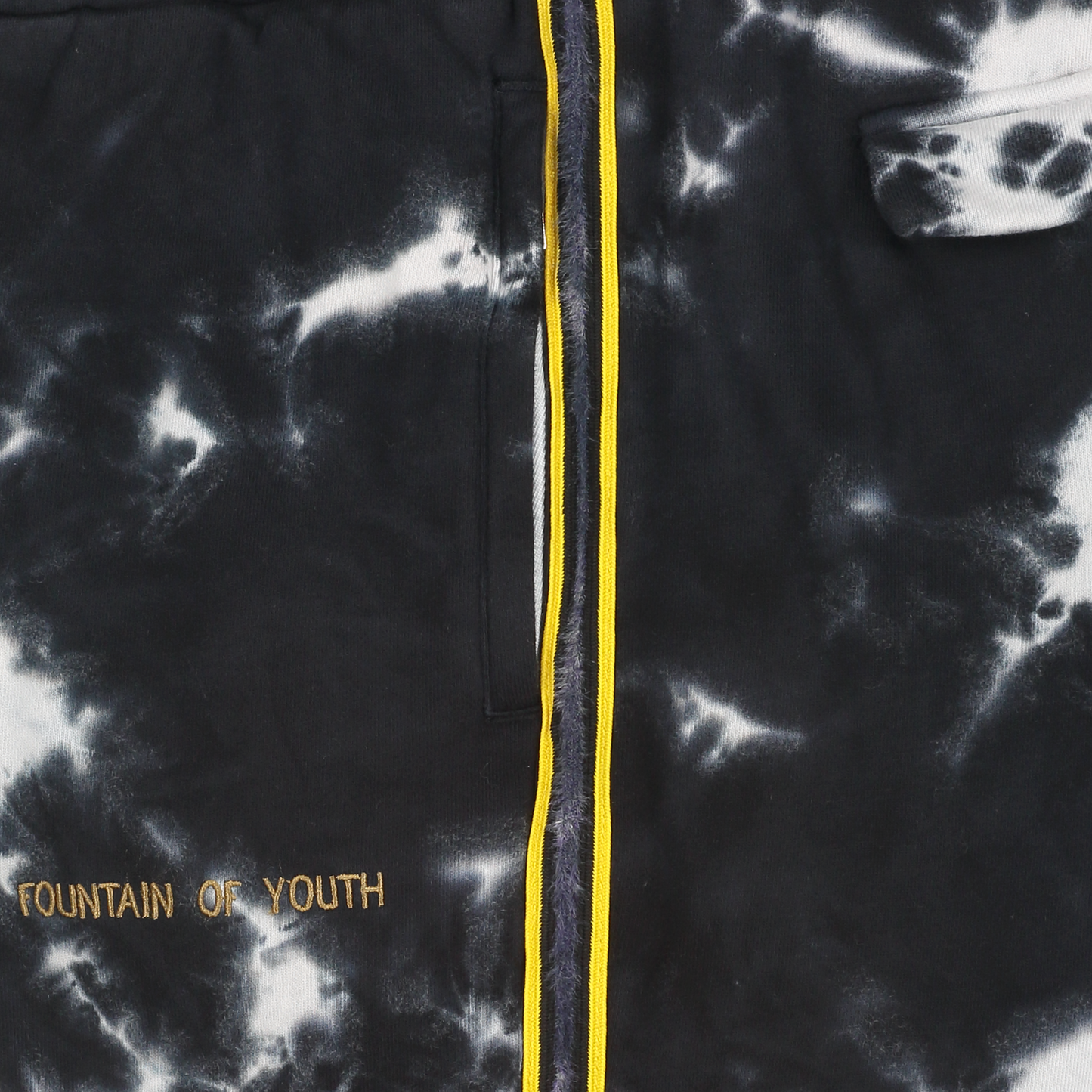 Jogging Pants - Black Marble Dyed