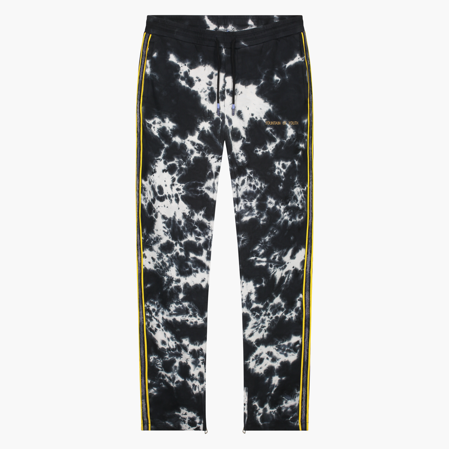 Jogging Pants - Black Marble Dyed